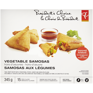 Presidents Choice, Vegetable Samosas