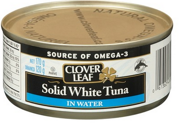 Solid White Tuna Clover Leaf