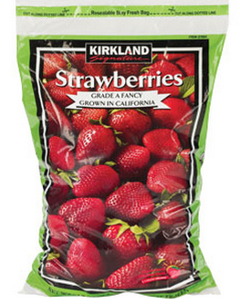 Frozen Whole Strawberries Kirkland