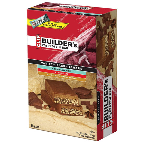 Clif Builder's Bars Variety Box