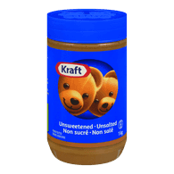 Kraft Peanut Butter Unsweetened - Unsalted