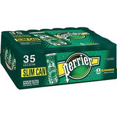 Perrier cans 35 pack