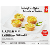 President's Choice Cheese Quiches