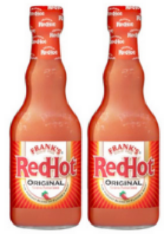 Frank's Red Hot Sauce x2