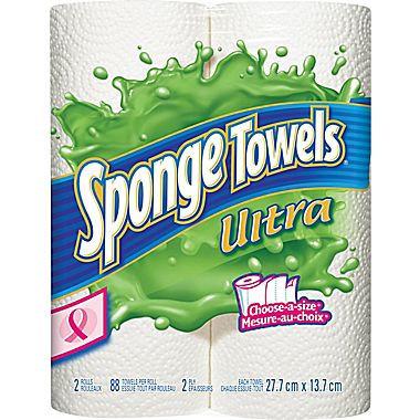 Kitchen Paper Sponge Towel Ultra x2