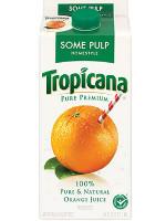 Tropicana Orange Juice Some Pulp