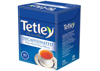 Tetley Decaf Tea Box